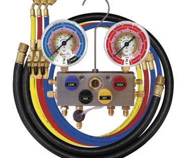 4-WAY KUGLICNI MANOMETRI SA CREVIMA 150cm ZA R410A-407C-22 MASTERCOOL 96261-EB-E