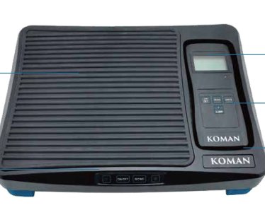 BEZICNA VAGA KOMAN KM-RF100 SA KOFEROM 100KG