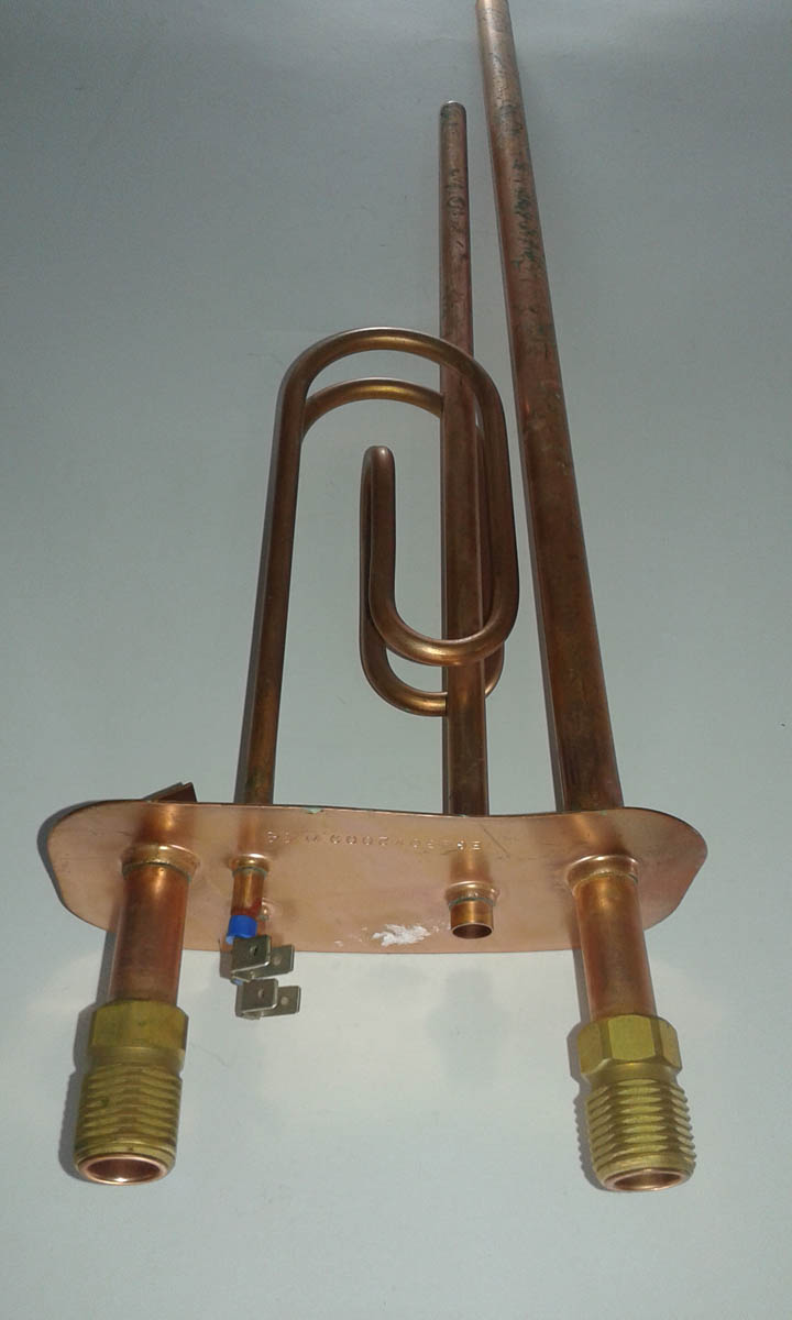 Grejac bojlera 2000w bakarni fi6.5mm 10l Koncar stari tip