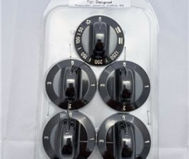 Set dugmadi DELIGRAD  1/5 braon i beli (3+0)