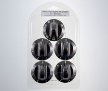 Set dugmadi GORENJE   1/5 braon i beli (5+0)