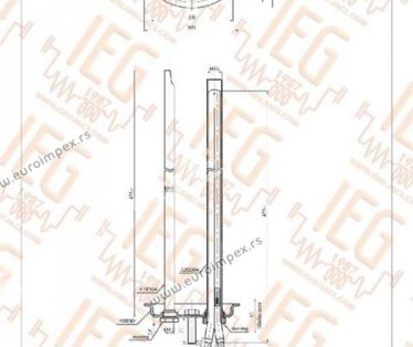  SUVI GREJAC, 2000W, DUPLO PRESOVANI KOMPLET ZA BOJLER 80l (flansa + sonda + caura) IEGB239 