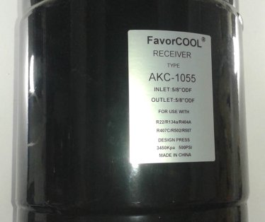 Resiver boca Favor COOL TYPE AKC 1055 9.6 litre sa rotalok ventilom